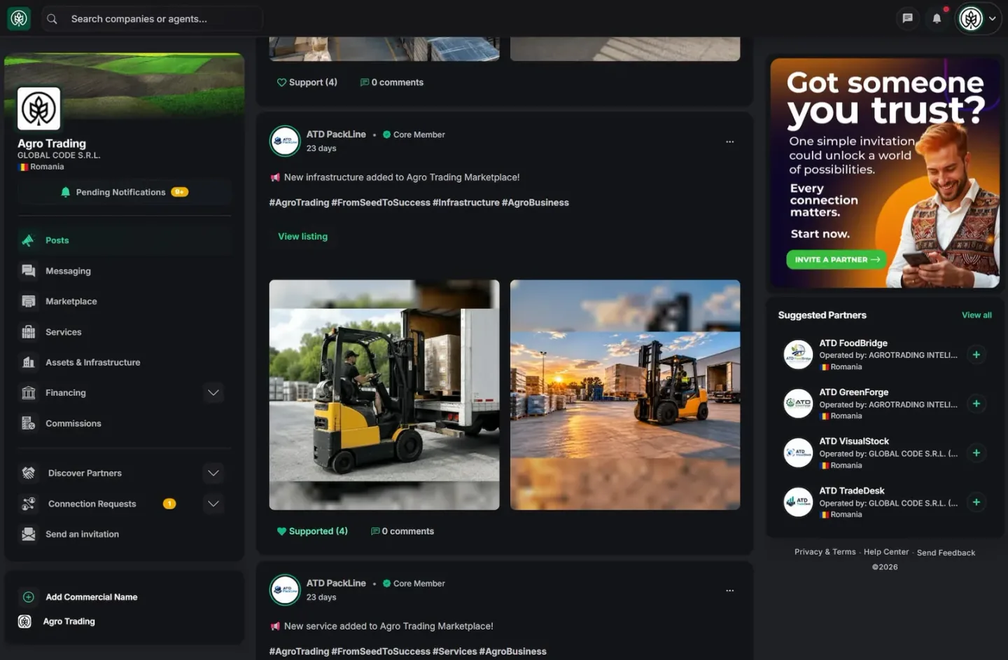 كيف يعمل AgroTrading